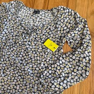 VOLCOM Far Out 4Ever Floral Mini Dress Youth Girl's Size 10/12 Large NWT